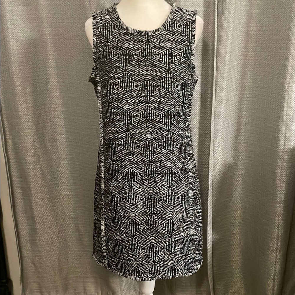 Banana Republic Black and White Sheath  Dress